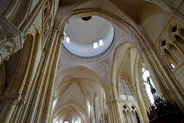 Provins Fransa Ağustos 2020 Saint Quiriace Kolej Kilisesi — Stok fotoğraf
