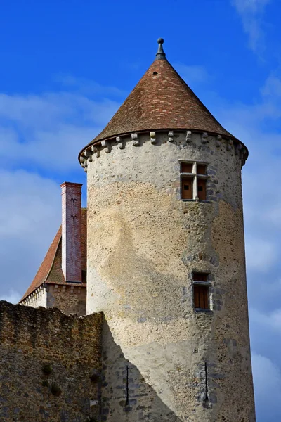 Бланди Тур Франция Августа 2020 Года Исторический Замок Xiii Века — стоковое фото