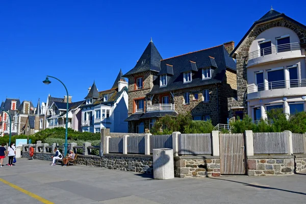 Saint Malo Francia Septiembre 2020 Distrito Playa Sillon — Foto de Stock