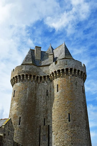 Saint Malo France Sseptember 2020 Picturesque Solidor Tower Saint Servan — стоковое фото