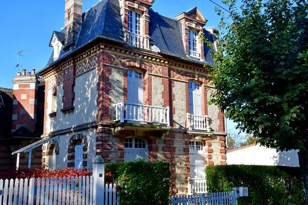 Houlgate França Outubro 2020 Belle Epoque Casa Velha — Fotografia de Stock