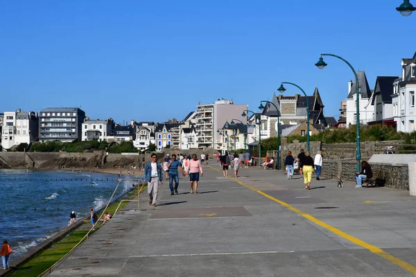 Saint Malo France September 2020 Sillon Beach District — Stock Photo, Image