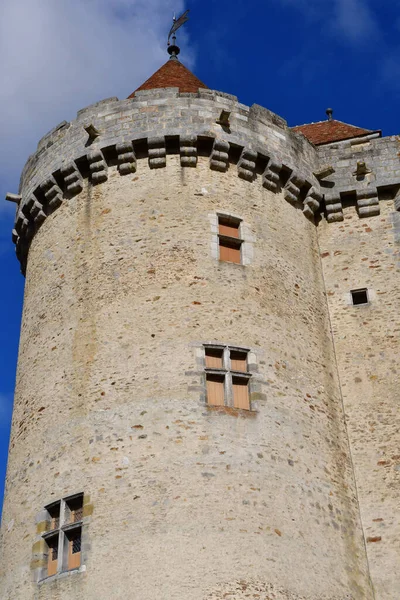 Blandy Les Tours Frankreich August 2020 Das Historische Schloss Aus — Stockfoto
