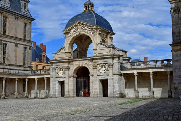Fontainebleau Francia Agosto 2020 Storico Castello — Foto Stock