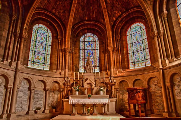 Poissy Francia Mayo 2019 Iglesia Colegiata —  Fotos de Stock