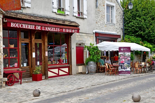 Barbizon France Août 2020 Bar Dans Village Pittoresque — Photo