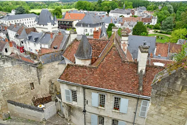 Loches Frankrijk Juli 2020 Pittoreske Stad — Stockfoto