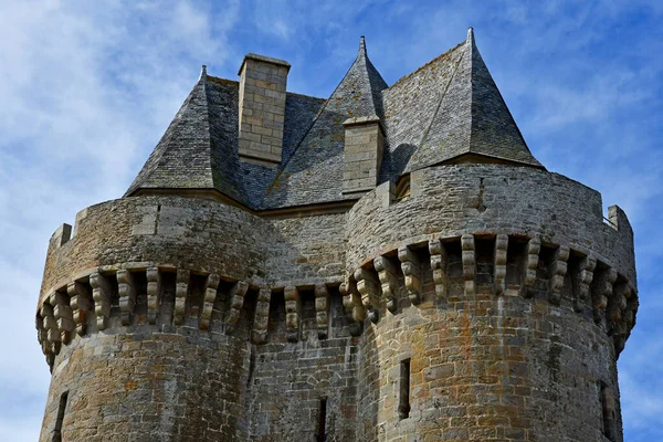 Saint Malo Francie Září 2020 Malebná Věž Solidor Okrese Saint — Stock fotografie