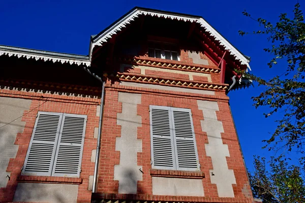 Houlgate Francja Października 2020 Stary Dom Belle Epoque — Zdjęcie stockowe