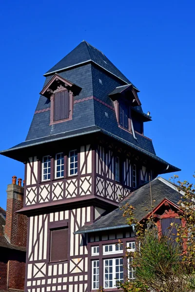 Houlgate France October 2020 Belle Epoque Old House — Stock Photo, Image