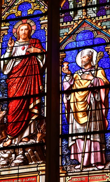 Прованс Франция Августа 2020 Года Церковь Святого Кириака — стоковое фото