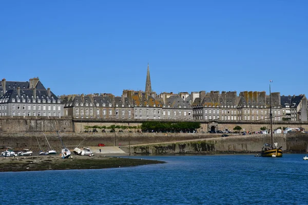 Saint Malo Frankrijk September 2020 Ommuurde Stad — Stockfoto