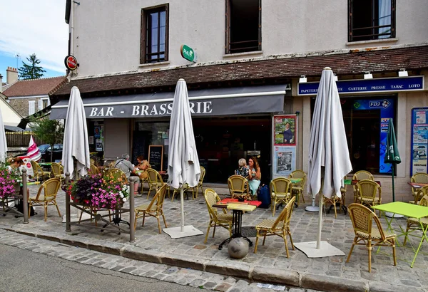 Barbizon France August 2020 Bar Picturesque Village — 图库照片