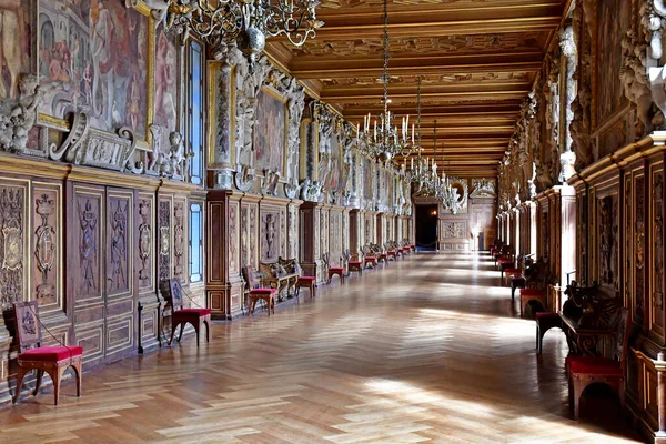 Fontainebleau Francia Agosto 2020 Histórico Francois Primera Sala — Foto de Stock