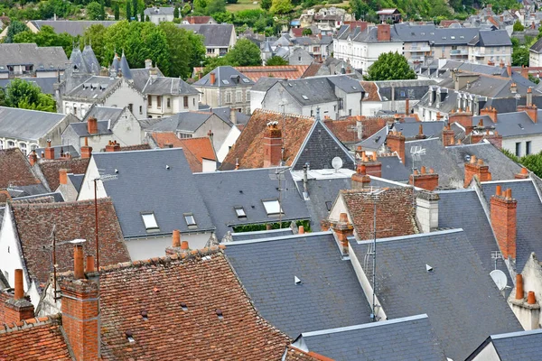 Loches Frankrijk Juli 2020 Pittoreske Stad — Stockfoto