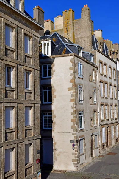 Saint Malo Francia Septiembre 2020 Ciudad Amurallada — Foto de Stock