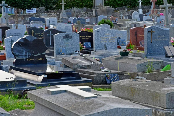 Saint Malo Francia Septiembre 2020 Cementerio — Foto de Stock