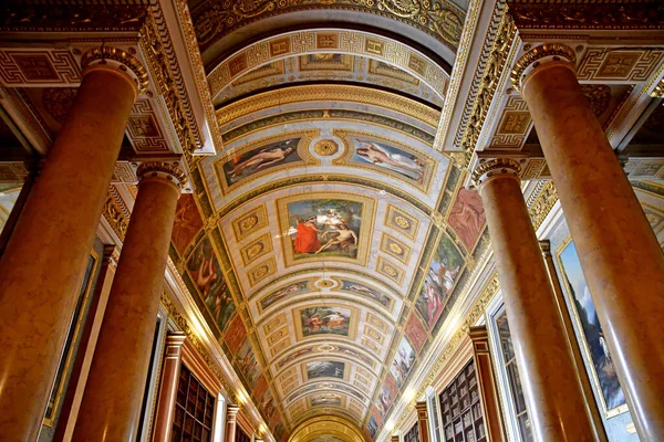 Fontainebleau França Agosto 2020 Biblioteca Histórica Castelo — Fotografia de Stock