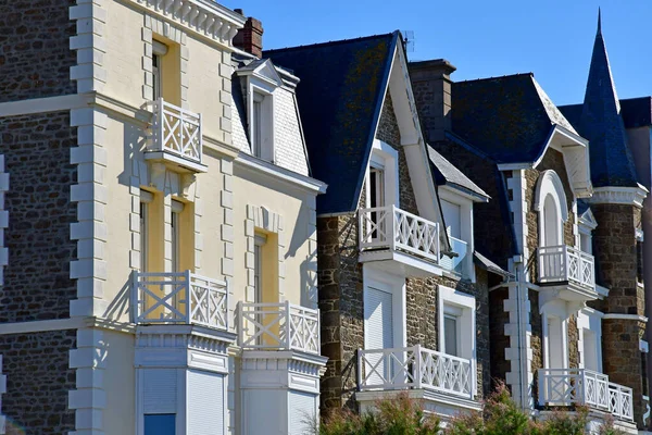 Saint Malo Francia Septiembre 2020 Distrito Playa Sillon — Foto de Stock