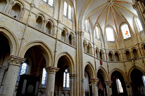 Provins Francia Agosto 2020 Chiesa Collegiata Saint Quiriace — Foto Stock