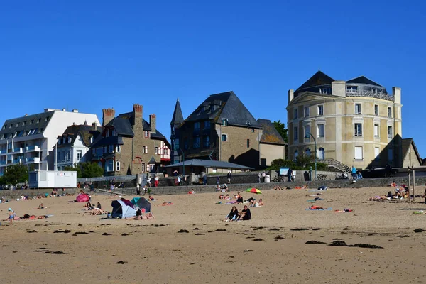 Saint Malo Franciaország Szeptember 2020 Sillon Strand Kerület — Stock Fotó