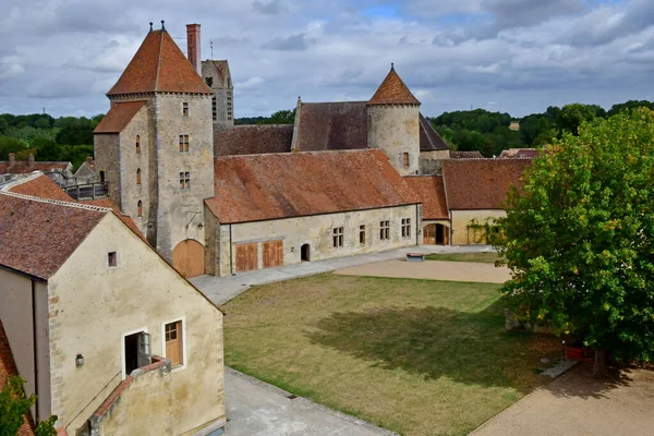 Blandy Les Tours Francie Srpen 2020 Historický Hrad Století — Stock fotografie