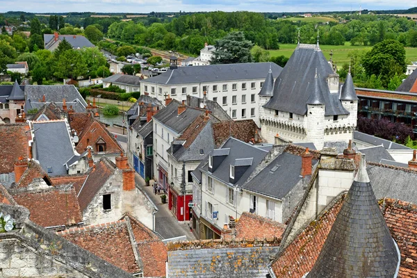 Loches France Juillet 2020 Ville Pittoresque — Photo