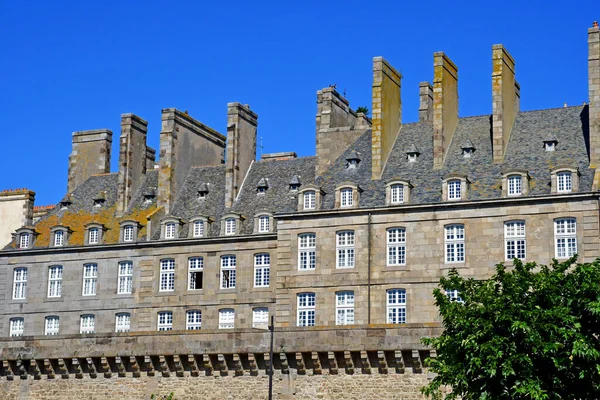 Saint Malo Francja Wrzesień 2020 Miasto Otoczone Murami — Zdjęcie stockowe