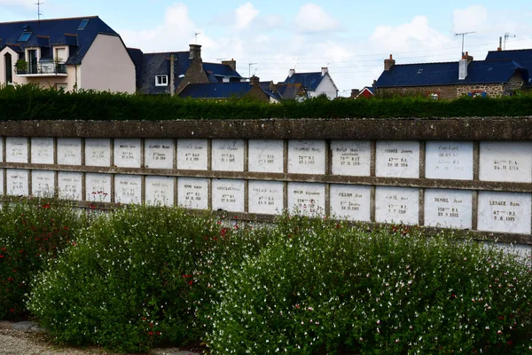 サンマロ フランス 2020年9月7日 墓地で最初の戦争軍事墓 — ストック写真