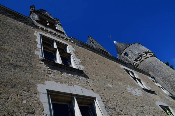 Montresor Γαλλία Ιούλιος 2020 Ιστορικό Κάστρο — Φωτογραφία Αρχείου
