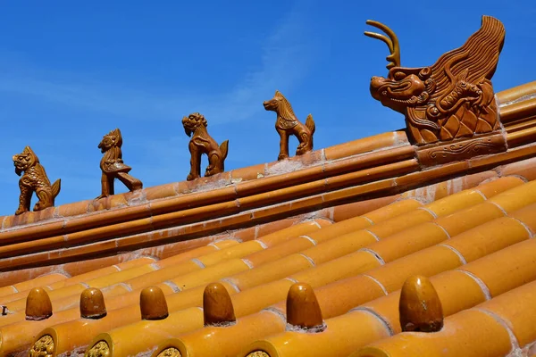 Saint Aignan Frankrike Juli 2020 Kinesisk Pagoda Den Zoologiska Parken — Stockfoto