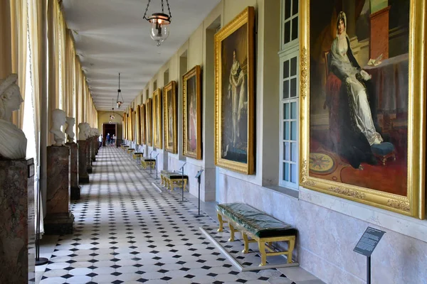 Fontainebleau France August 2020 Hall Historical Castle — Stock Photo, Image