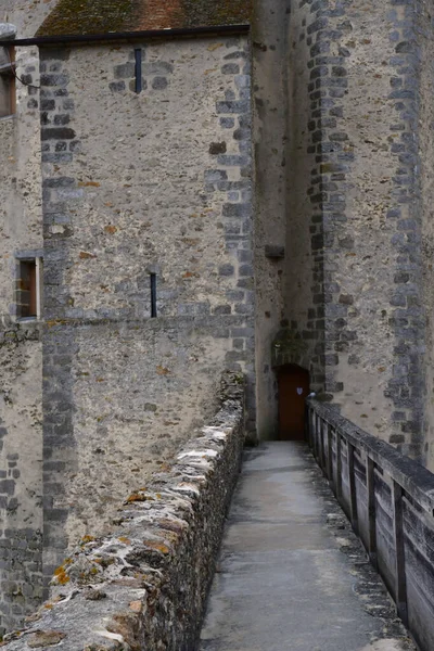 Blandy Les Tours Frankreich August 2020 Das Historische Schloss Aus — Stockfoto