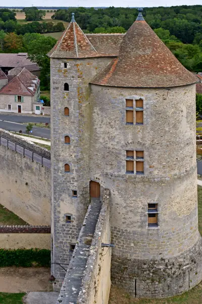 Blandy Les Tours Francia Agosto 2020 Castillo Histórico Del Siglo —  Fotos de Stock