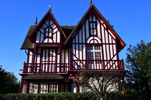 Houlgate França Outubro 2020 Belle Epoque Casa Velha — Fotografia de Stock