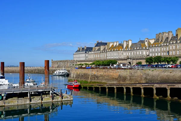 Saint Malo Francie Září 2020 Město Obehnané Zdí — Stock fotografie