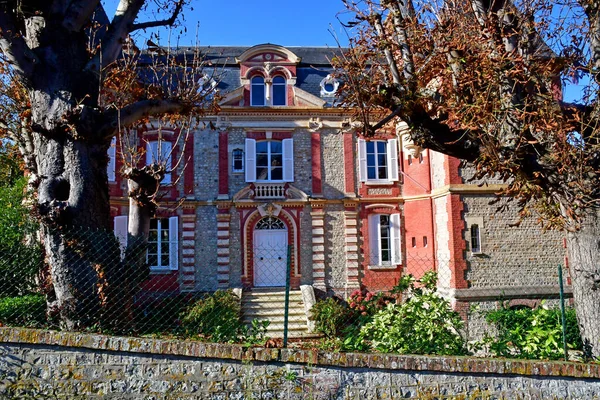 Houlgate France October 2020 Belle Epoque Old House — Stock Photo, Image