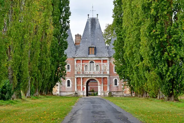 Radepont France September 2020 Picturesque Bonnemare Castle Normandie — стокове фото