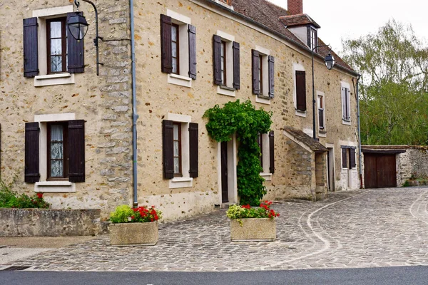 Blandy Les Tours Frankrijk Augustus 2020 Het Pittoreske Dorpje — Stockfoto