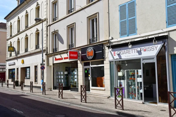 Poissy France July 2020 City Centre — Stock Photo, Image