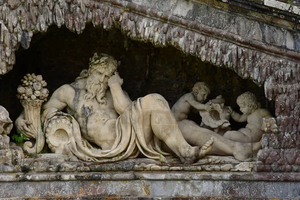 Vaux Vicomte France August 2020 Historical Castle Park — Stock Photo, Image