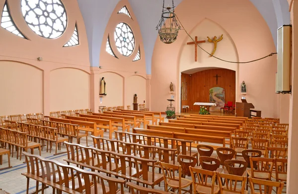 Merlimont France April 2017 Notre Dame Des Anges Church — Stock Photo, Image