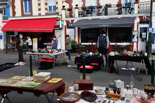 Cabourg France October 2020 Flea Market — 스톡 사진