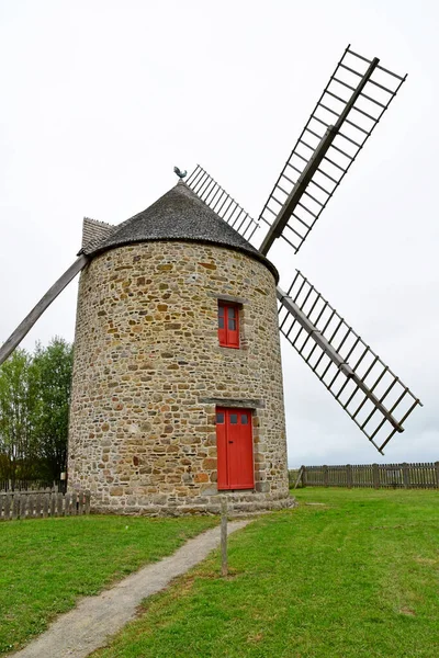 Cherrueix France September 2020 Windmill Picturesque Village — Stock Photo, Image