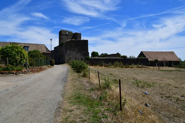 Authevernes Fransa Temmuz 2020 Yazın Pitoresk Köy — Stok fotoğraf