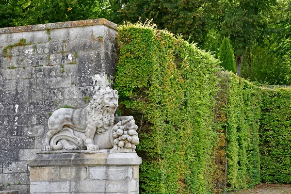 Vaux Vicomte Francia Agosto 2020 Histórico Parque Del Castillo —  Fotos de Stock