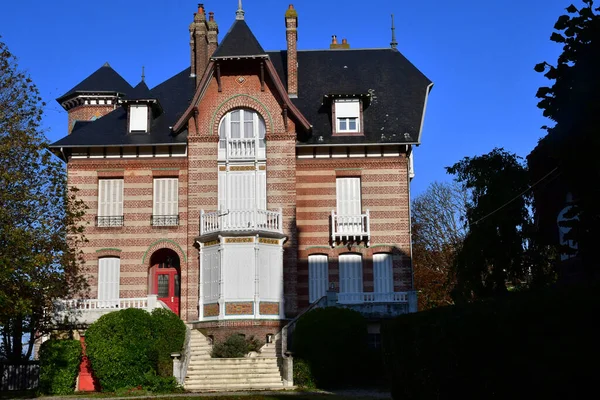 Houlgate Francia Ottobre 2020 Casa Vecchia Belle Epoque — Foto Stock