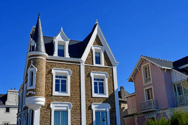 Saint Malo Francja Wrzesień 2020 Malowniczy Dom — Zdjęcie stockowe