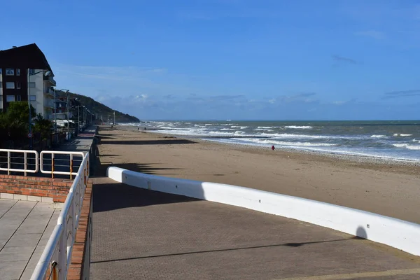 Villers Sur Mer France October 2020 Beach — 스톡 사진