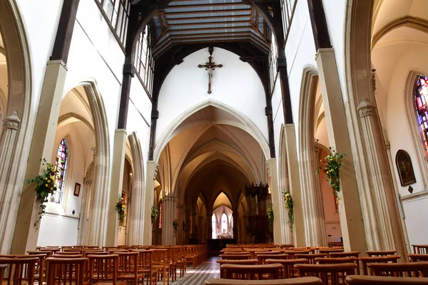 Cabourg França Outubro 2020 Igreja Saint Michel — Fotografia de Stock